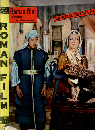 ROMAN FILM DAMOUR ET DADVENTURES magazine side cover March 1962