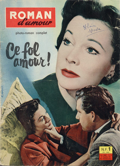 ROMAN D AMOUR magazine side cover Issue 16  1961