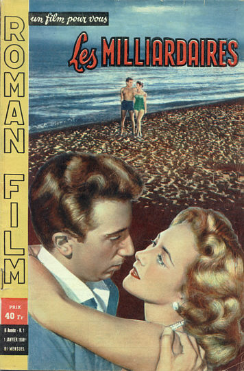 ROMAN FILM UN FILM POUR VOUS magazine side cover January 1958