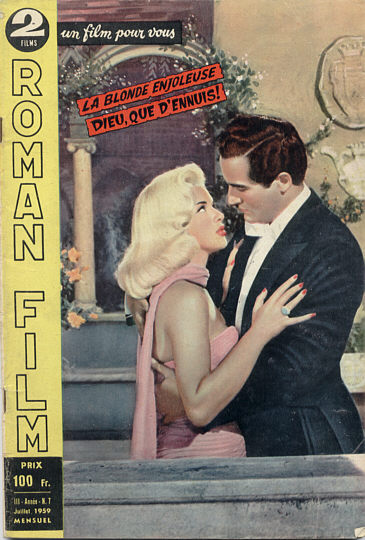 ROMAN FILM UN FILM POUR VOUS magazine side cover July 1959