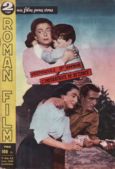 ROMAN FILM UN FILM POUR VOUS magazine side cover October 1959