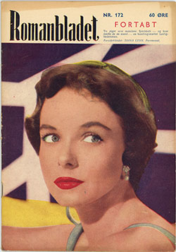 ROMANBLADET magazine side cover Issue 172 12 December 1957