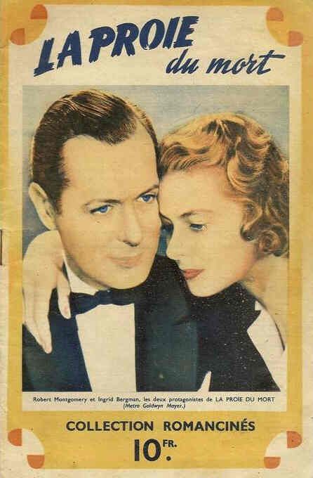 COLLECTION ROMANCINES magazine side cover  1941