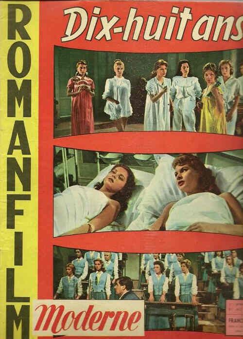 ROMANFILM MODERNE magazine side cover Issue 4  1957