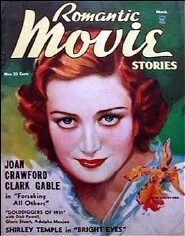 ROMANTIC MOVIE STORIES magazine side cover March 1935