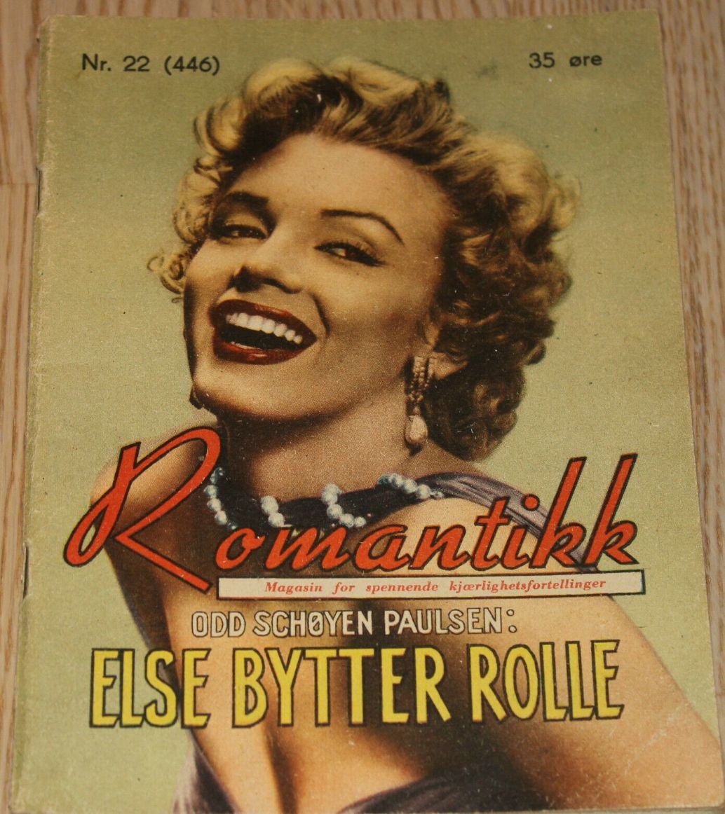 ROMANTIKK magazine side cover Issue 22   1953
