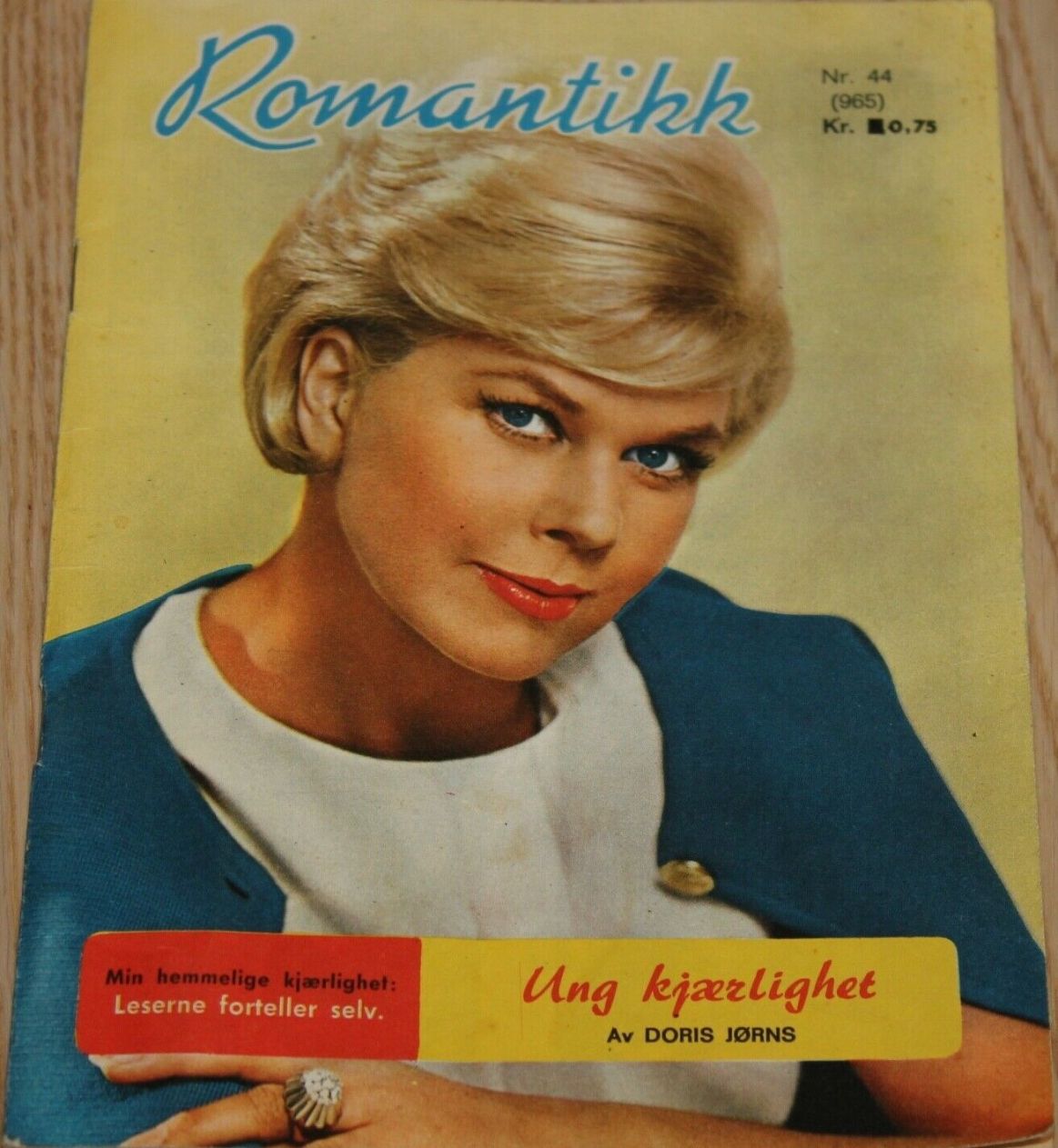 ROMANTIKK magazine side cover Issue 44   1963