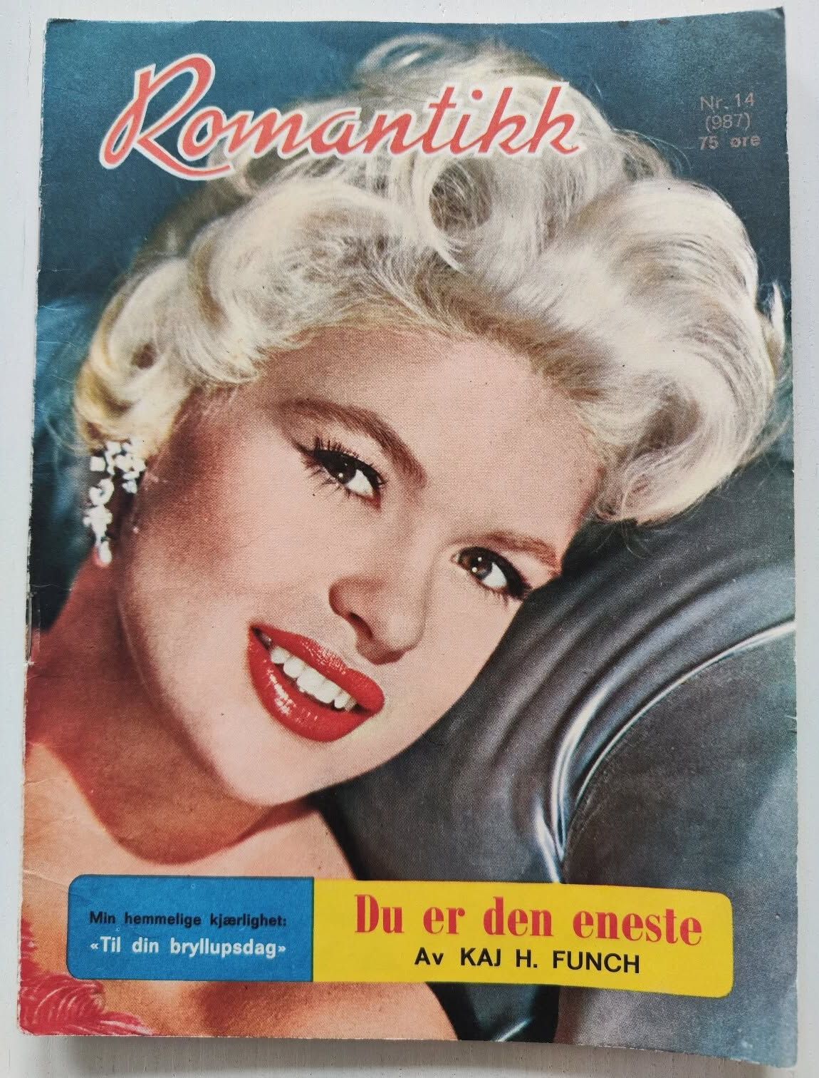 ROMANTIKK magazine side cover Issue 14   1964