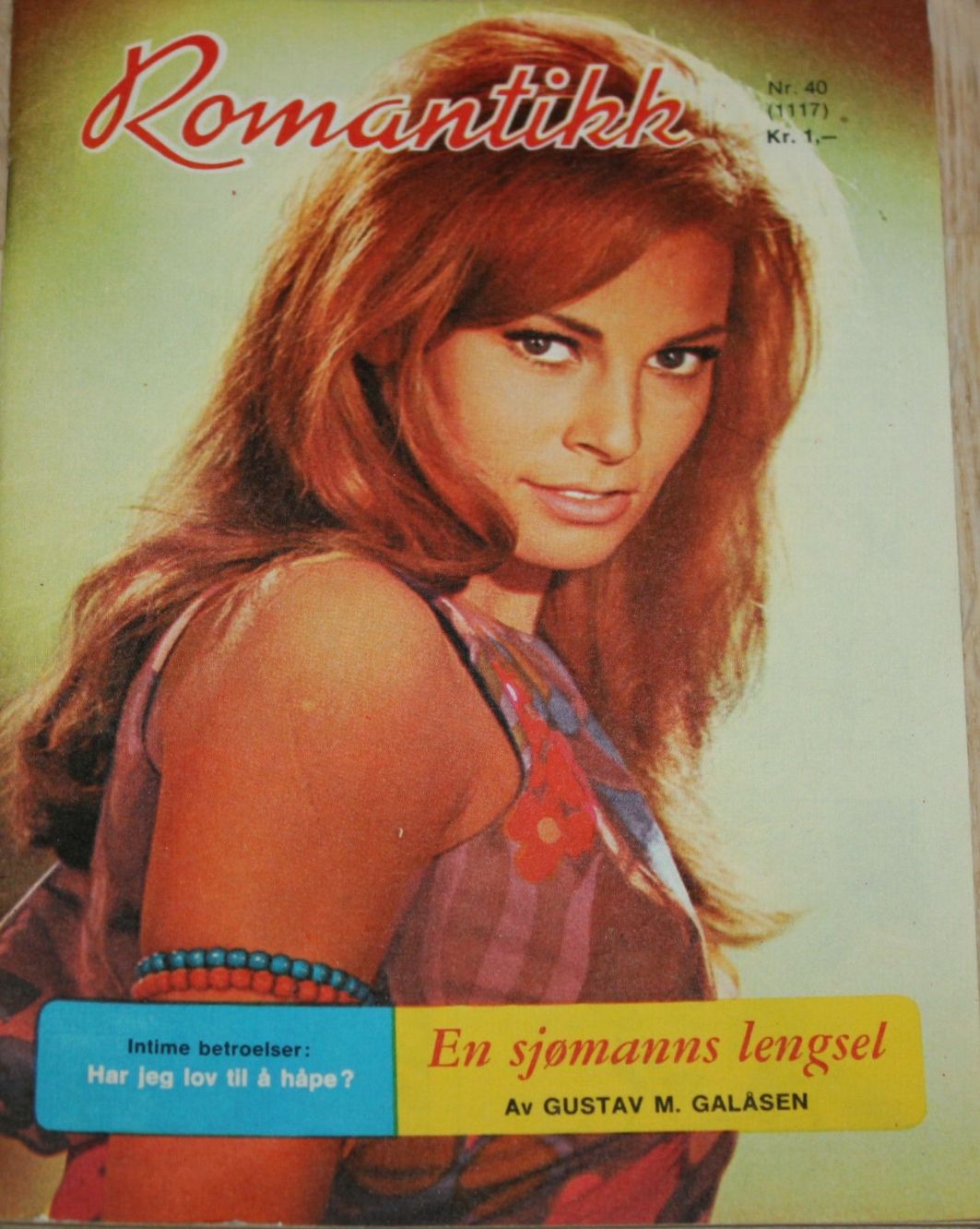 ROMANTIKK magazine side cover Issue 40(1117)   1966