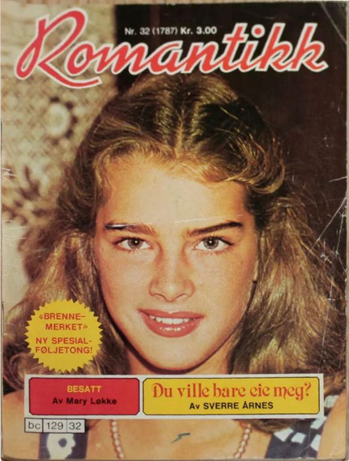 ROMANTIKK magazine side cover Issue 32(1787)   1979