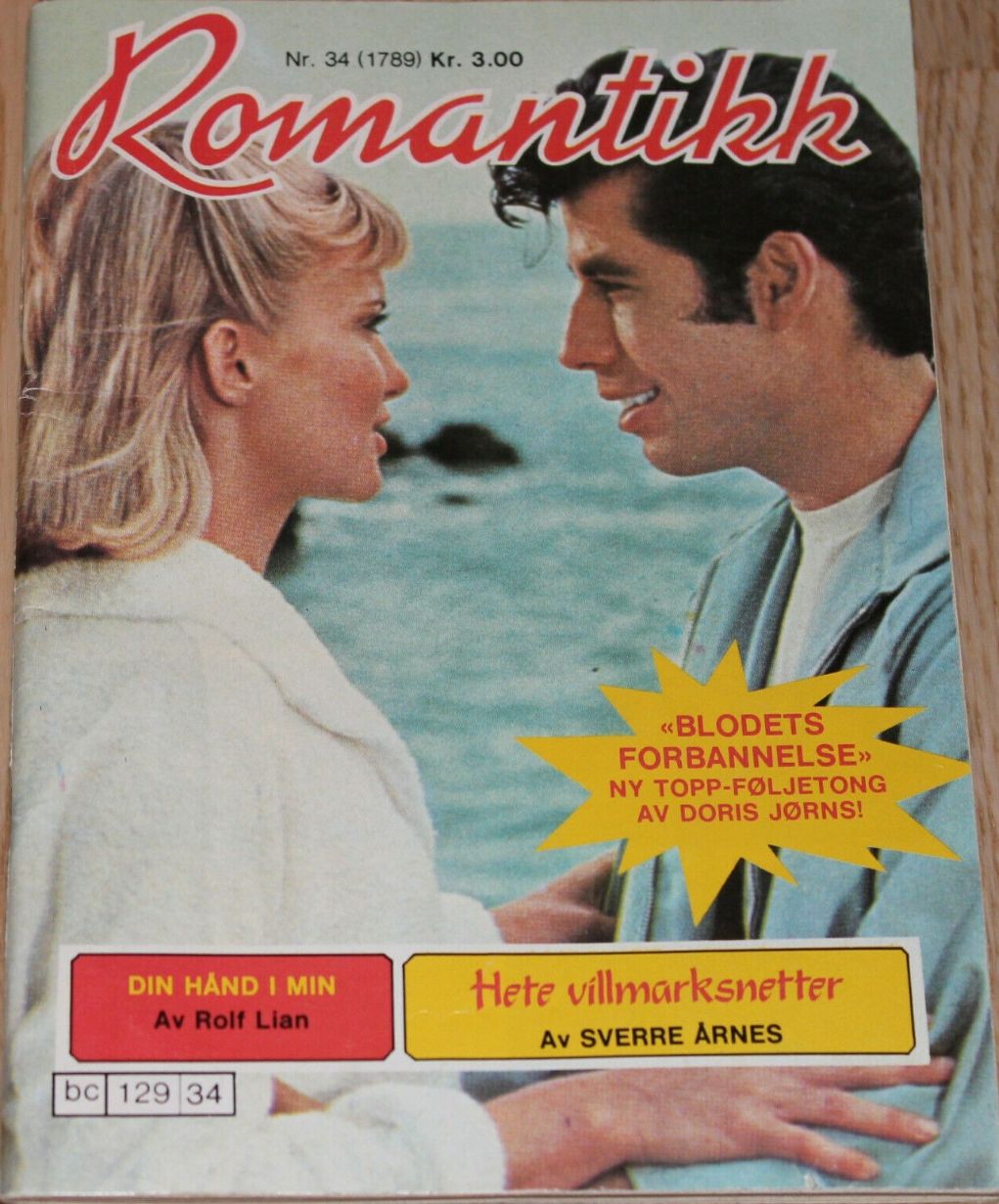 ROMANTIKK magazine side cover Issue 34   1979