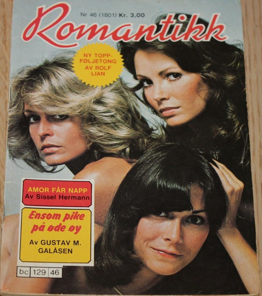 ROMANTIKK magazine side cover Issue 46   1979