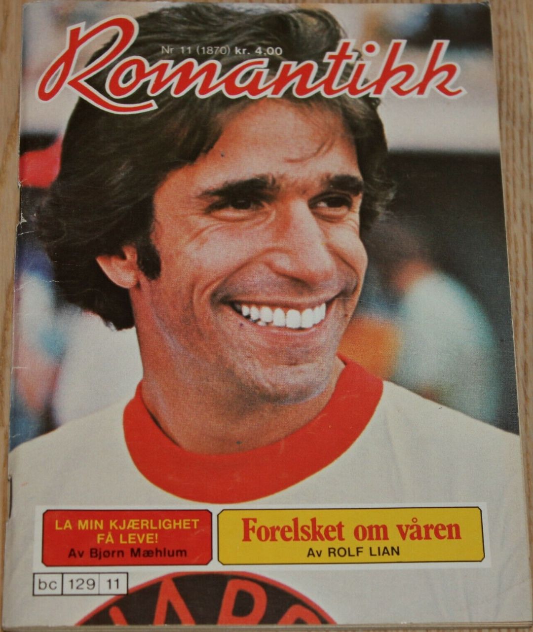 ROMANTIKK magazine side cover Issue 11   1981