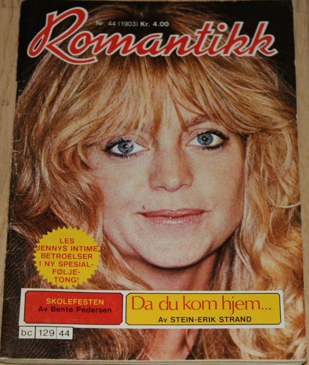 ROMANTIKK magazine side cover Issue 44   1981
