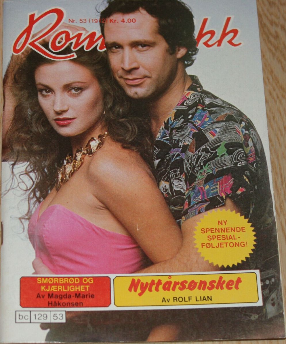 ROMANTIKK magazine side cover Issue 53   1981