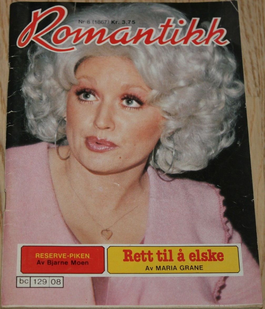ROMANTIKK magazine side cover Issue 8   1981
