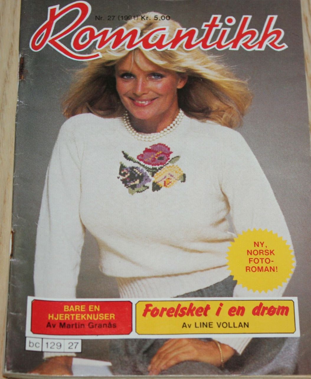 ROMANTIKK magazine side cover Issue 27(1991)   1983