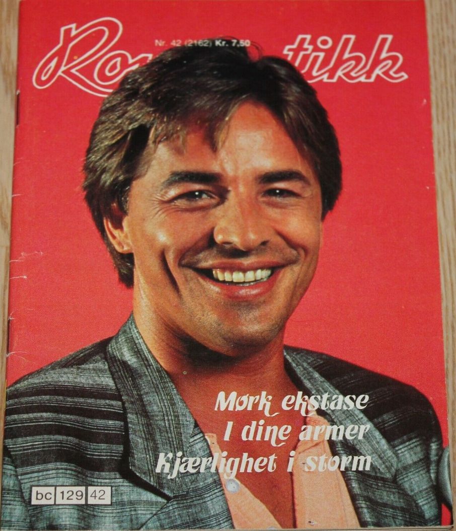 ROMANTIKK magazine side cover Issue 42   1986