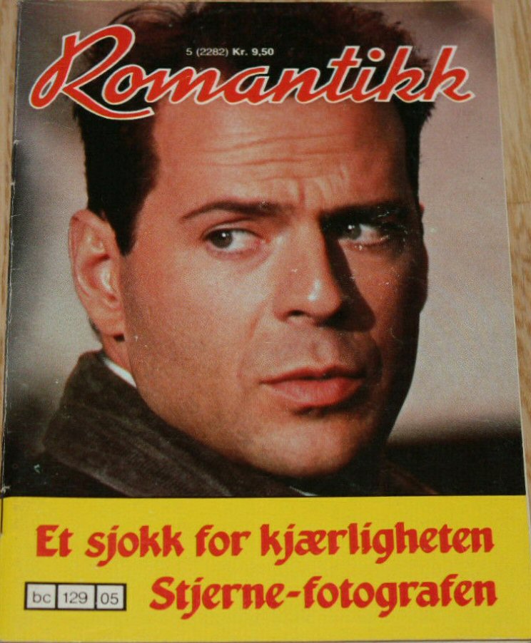 ROMANTIKK magazine side cover Issue 5   1989