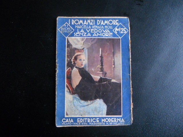 I ROMANZI D AMORE magazine side cover Issue 1   1933