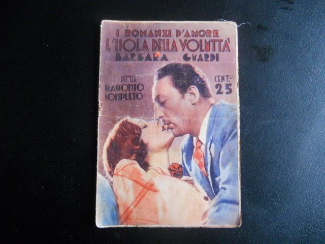 I ROMANZI D AMORE magazine side cover Issue 11   1934