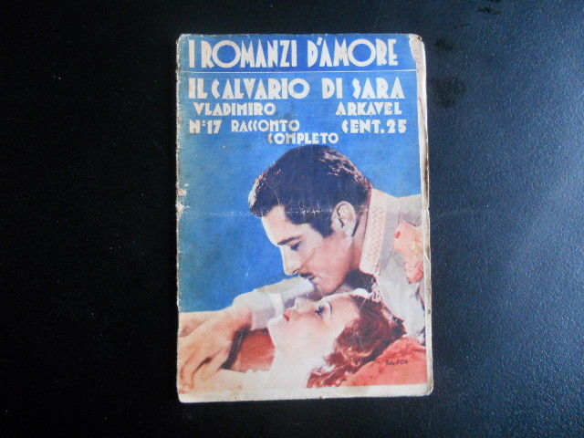 I ROMANZI D AMORE magazine side cover Issue 17   1934