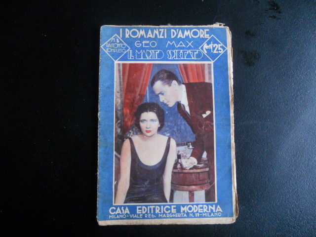 I ROMANZI D AMORE magazine side cover Issue 3   1934