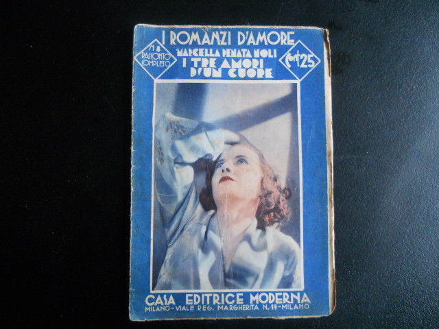 I ROMANZI D AMORE magazine side cover Issue 8   1934