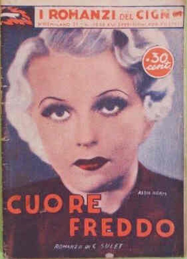ROMANZI DEL CIGNO magazine side cover Issue 103   1938