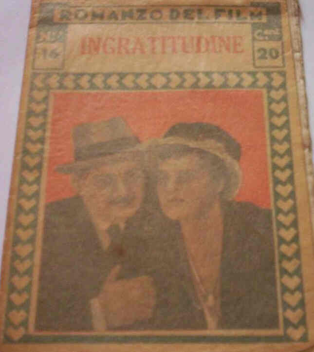 ROMANZO DEL FILM magazine side cover Issue 16  1935