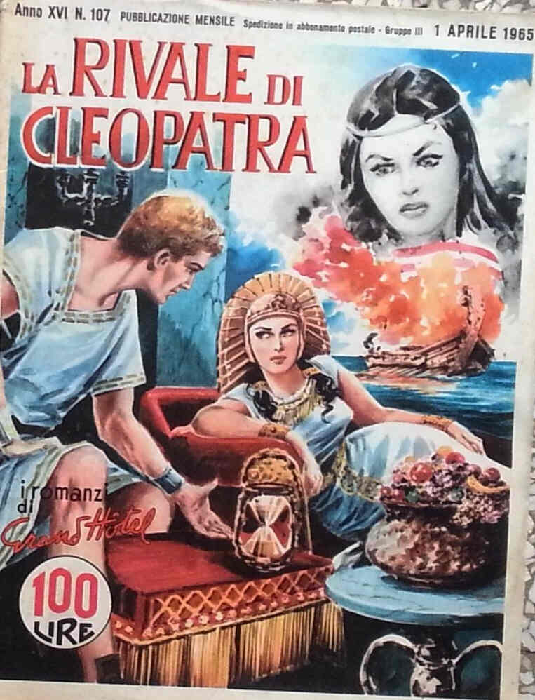 I ROMANZI DI GRAND HOTEL magazine side cover Issue 107 April 1965