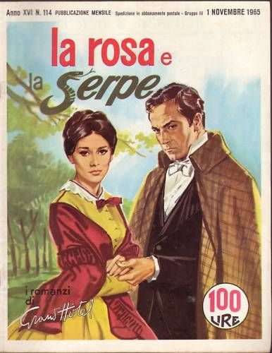 I ROMANZI DI GRAND HOTEL magazine side cover Issue 114 November 1965
