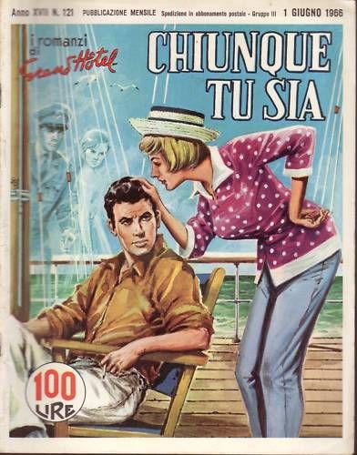 I ROMANZI DI GRAND HOTEL magazine side cover Issue 121 June 1966