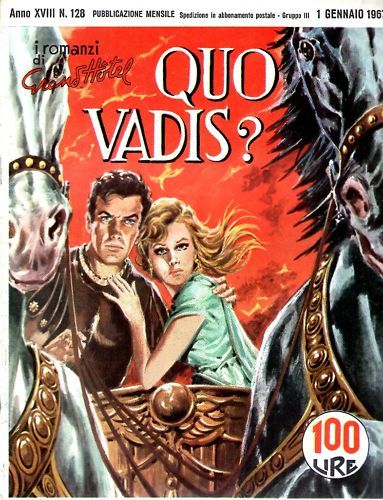 I ROMANZI DI GRAND HOTEL magazine side cover Issue 128 January 1967