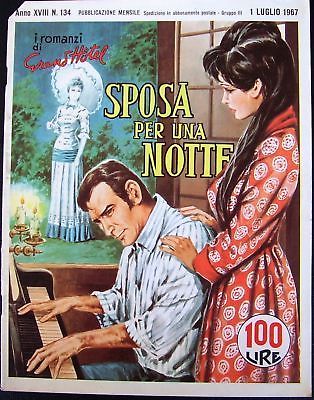 I ROMANZI DI GRAND HOTEL magazine side cover Issue 134 July 1967
