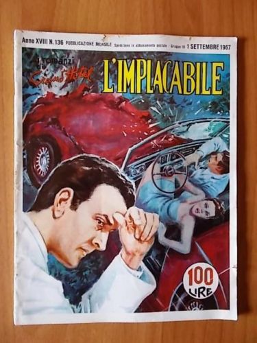 I ROMANZI DI GRAND HOTEL magazine side cover Issue 136 September 1967