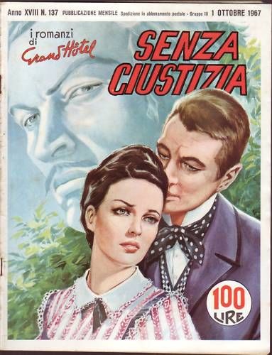 I ROMANZI DI GRAND HOTEL magazine side cover Issue 137 October 1967