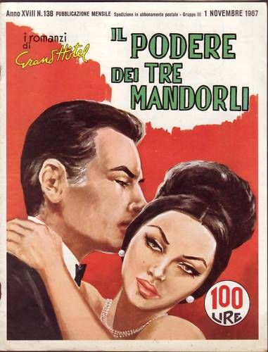 I ROMANZI DI GRAND HOTEL magazine side cover Issue 138 November 1967