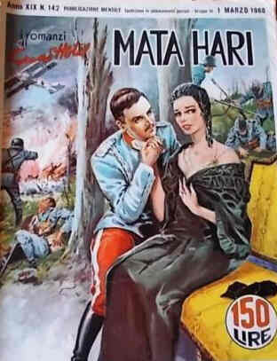 I ROMANZI DI GRAND HOTEL magazine side cover Issue 142 March 1968