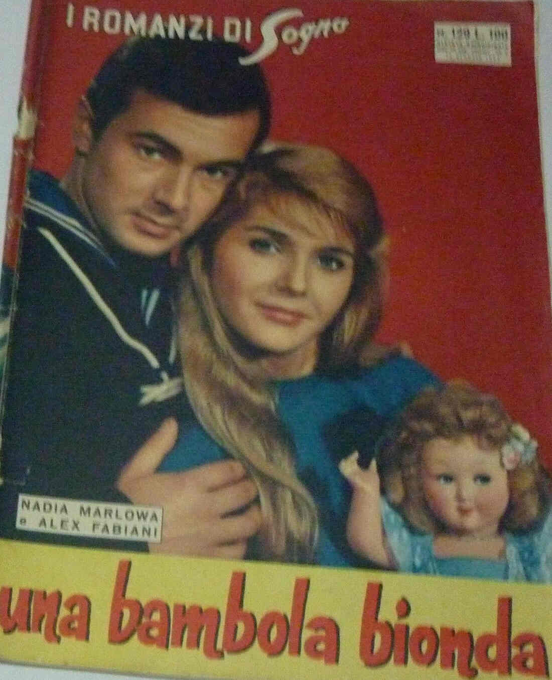 I ROMANZI DI SOGNO magazine side cover Issue 129 15 January 1962