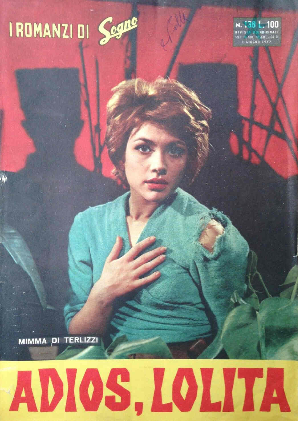 I ROMANZI DI SOGNO magazine side cover Issue 138 1 June 1962