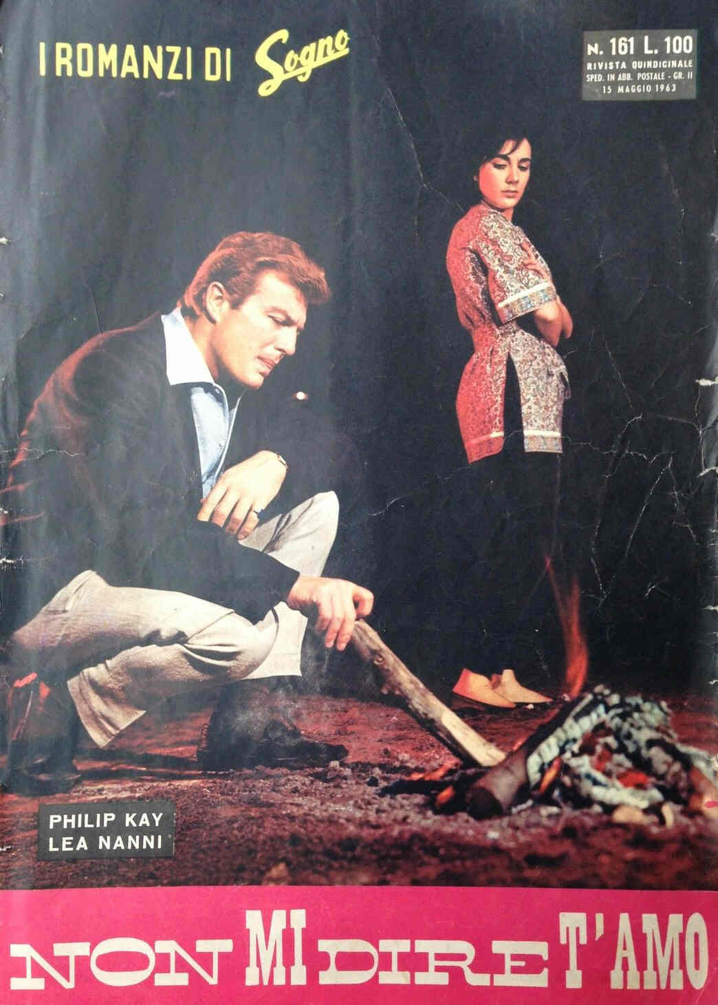 I ROMANZI DI SOGNO magazine side cover Issue 161 15 May 1963
