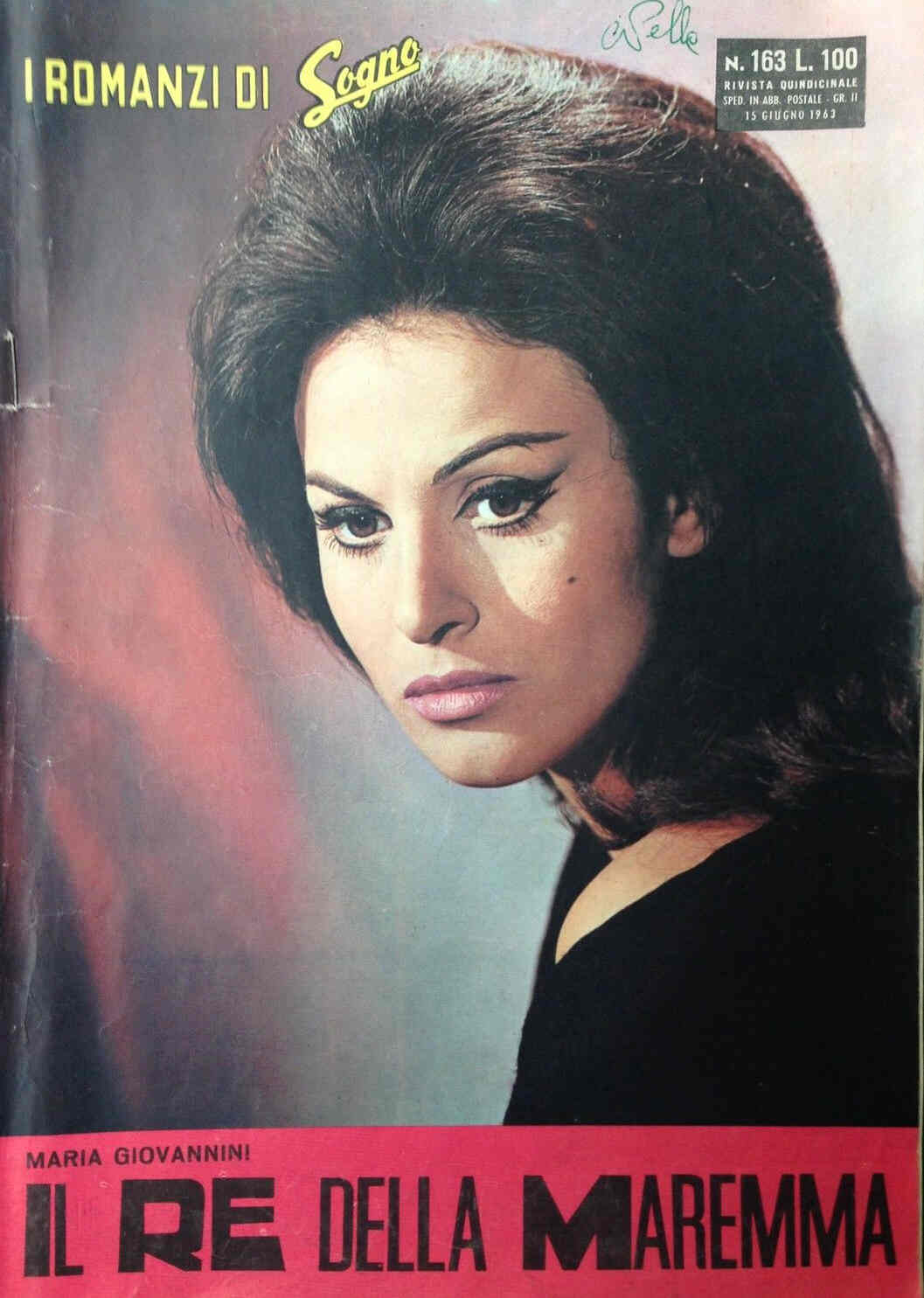I ROMANZI DI SOGNO magazine side cover Issue 163 15 June 1963