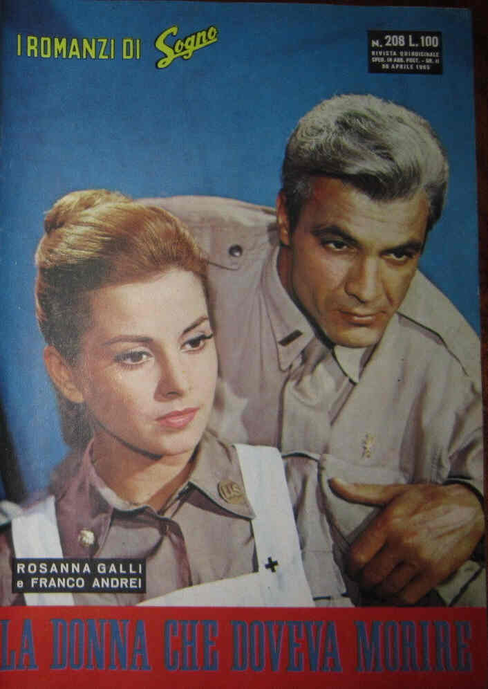 I ROMANZI DI SOGNO magazine side cover Issue 208 30 April 1965