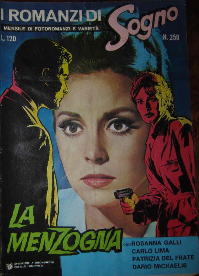 I ROMANZI DI SOGNO magazine side cover Issue 258  1968
