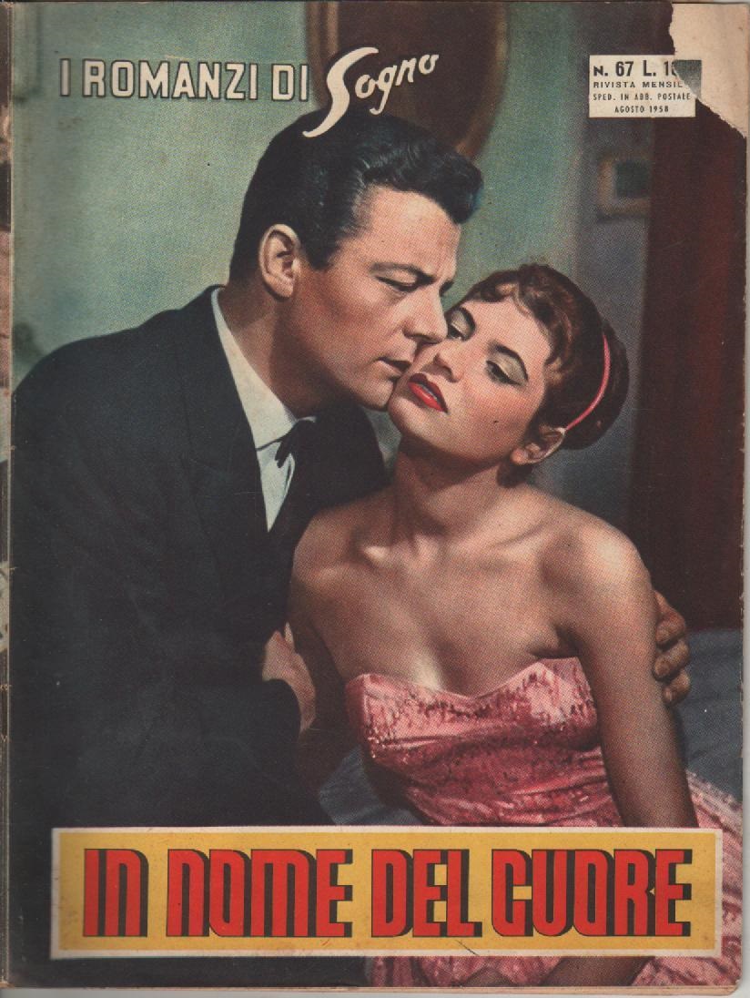 I ROMANZI DI SOGNO magazine side cover Issue 67 August 1958