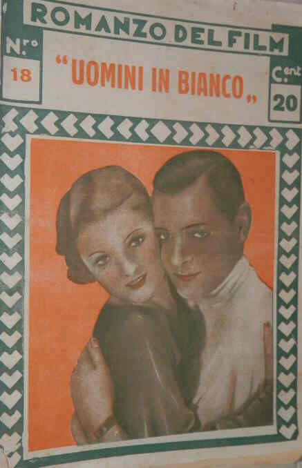 ROMANZO DEL FILM magazine side cover Issue 18   1935
