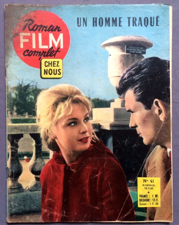 CHEZ NOUS ROMAN-FILM COMPLET magazine side cover Issue 41 18 March 1960