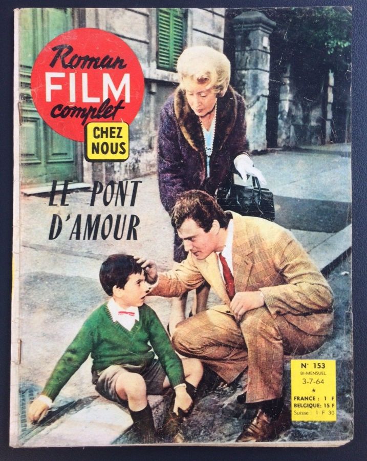 CHEZ NOUS ROMAN-FILM COMPLET magazine side cover Issue 153 3 July 1964