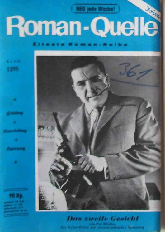 ROMAN-QUELLE magazine side cover Issue 1295  